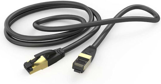 HAMA Flaches S/FTP Netzwerkkabel Ethernet 0,5m Schwarz