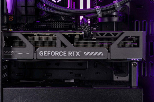 Actina Гейминг Настолен Компютър Ryzen 9-9900X 32GB DDR5 2TB SSD GeForce RTX 5090 Без Операционна Система