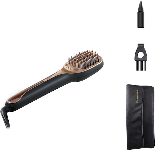 Rowenta Hair Therapist Керамична Електрическа Четка за Изправяне на Косата 165W