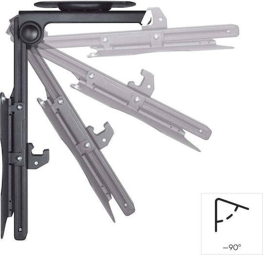 HAMA 00220876 Βάση Τηλεόρασης Οροφής έως 117" και 20kg Μαύρο