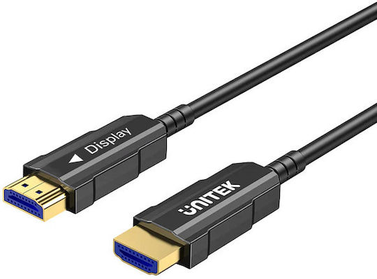 Unitek HDMI 2.0 Premium High Speed 4K 60Hz HDR Cable HDMI male - HDMI male 30m Μαύρο