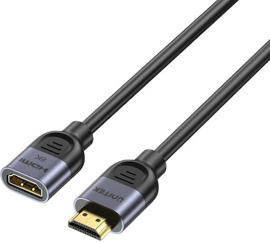 Unitek HDMI 2.1 Ultra High Speed 48Gbps 4K 120Hz HDR VRR Cable HDMI Male - HDMI Male 2m Black
