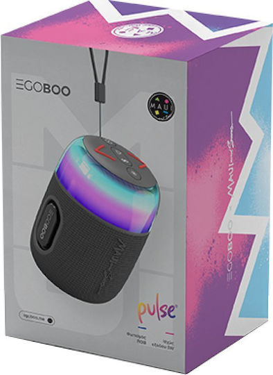 Egoboo X Maui and Sons Bluetooth-Lautsprecher 5W mit Radio und Akkulaufzeit bis zu 5 Stunden Gray