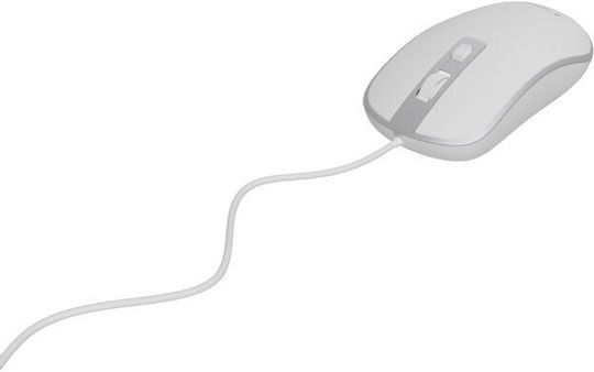 Gembird MUS-4B-06 Cu fir Mouse Argintiu