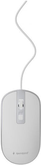 Gembird MUS-4B-06 Cu fir Mouse Argintiu