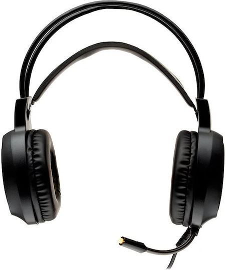 Spacer Über Ohr Gaming-Headset mit Verbindung 3,5mm / USB Schwarz