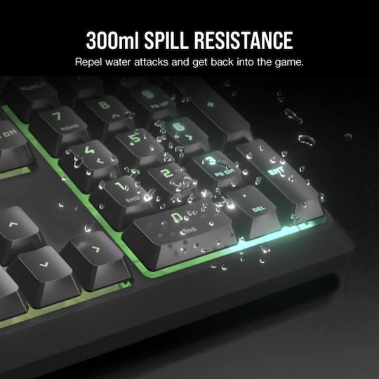 Corsair K55 CORE RGB Gaming Keyboard with RGB lighting (English US)