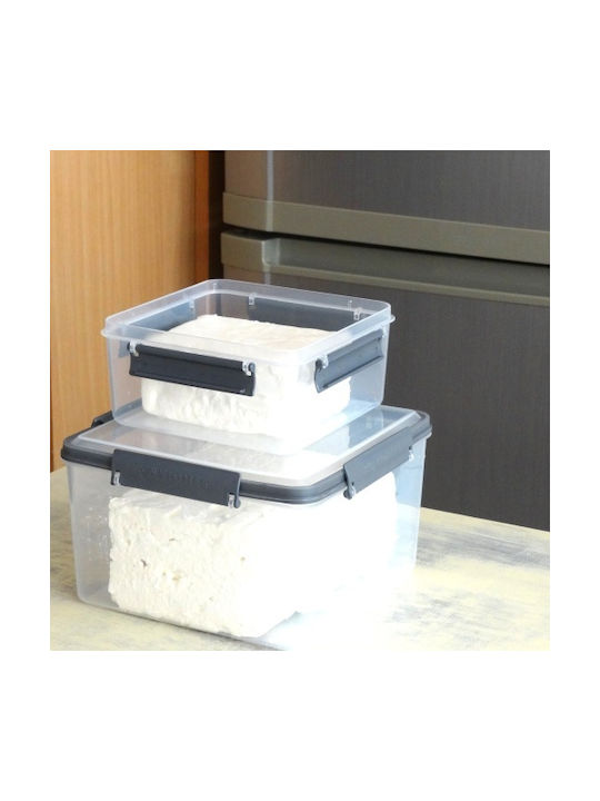 Viomes Lunchbox Kunststoff Gray Geeignet für die Mikrowelle 1400ml 1Stück