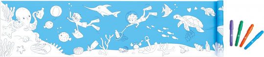Creative Kit Hape Coloring Paper Roll Ocean