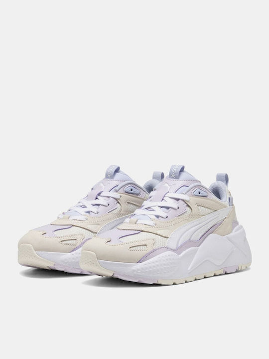 Rs-X Efekt Prm Chunky Sneakers Warm White-lilac Frost