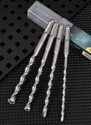 Deli Set of 4 Drills with SDS Plus Shank for Masonry