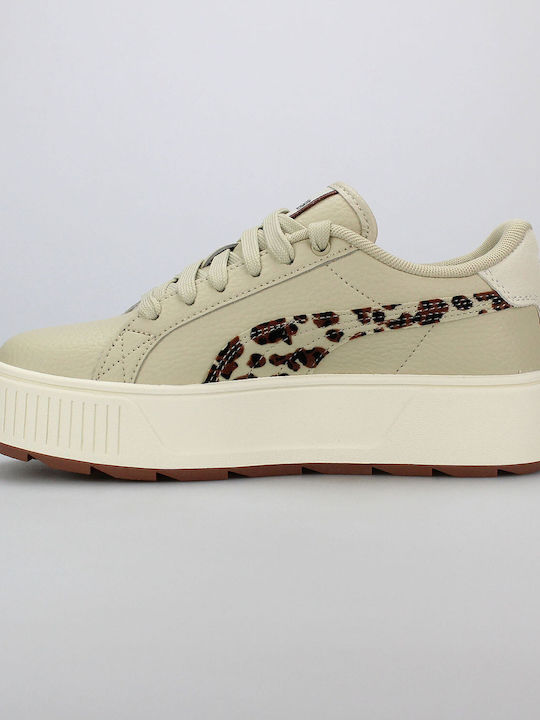 Karmen Flatforms Sneakers Beige