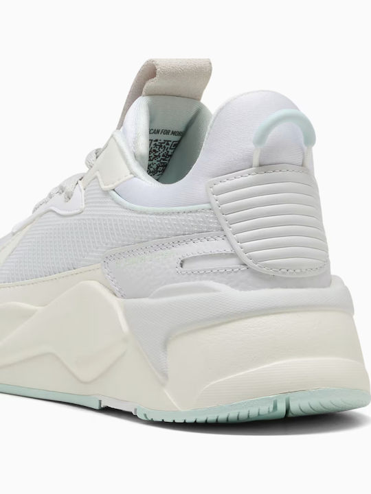 Rs-X Soft Дамски Чънки Сникърси Puma Бели-Спокойно Сини
