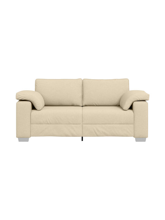 Three-Seater Couch Cream 219x77x82cm