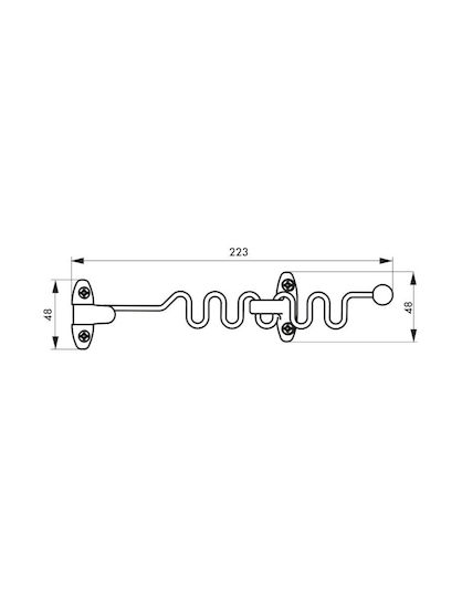 Lanț De Securitate Pentru Fereastră Auriu Thirard 00400407