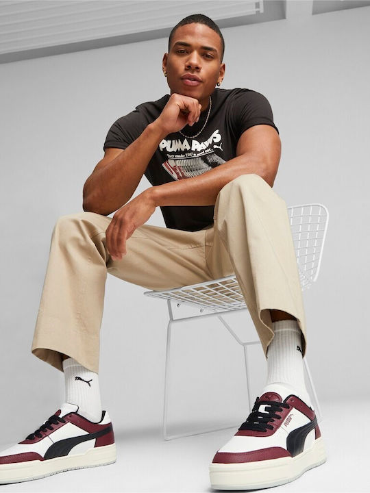 Ca Pro Sport Lth Sneakers Burgundy