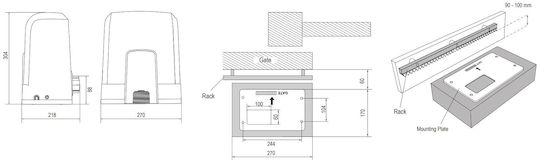 Liftmaster Garagentorantriebset bis 400kg