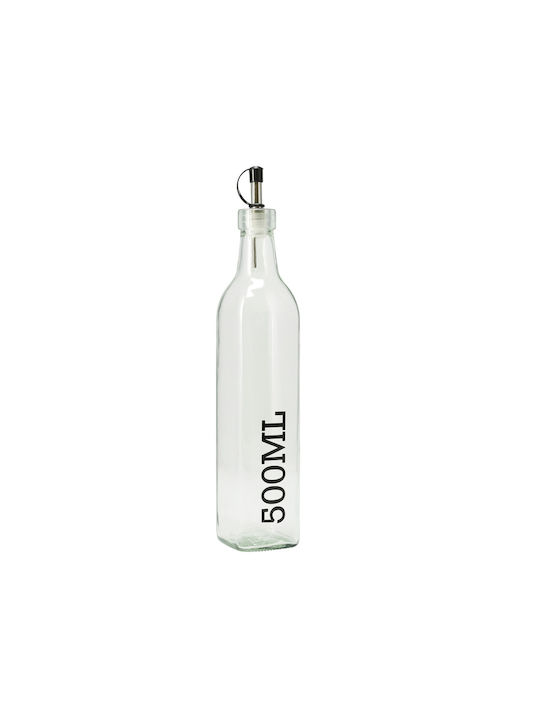 Excellent Houseware Set de Ulei și Oțet Sticlă cu Flux 500ml