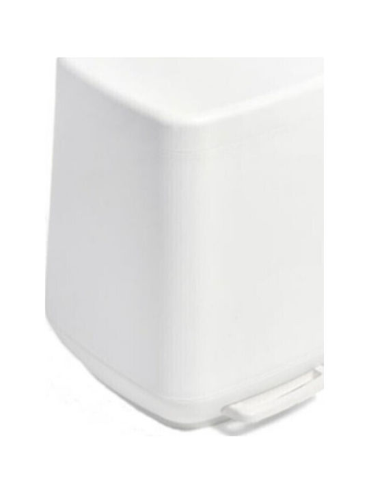 Viopsyctr Plastic Bathroom Basket Soft Close 7lt White