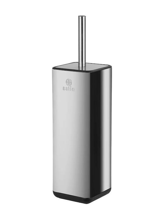 Estia Cubic Inox Toilet Brush Silver