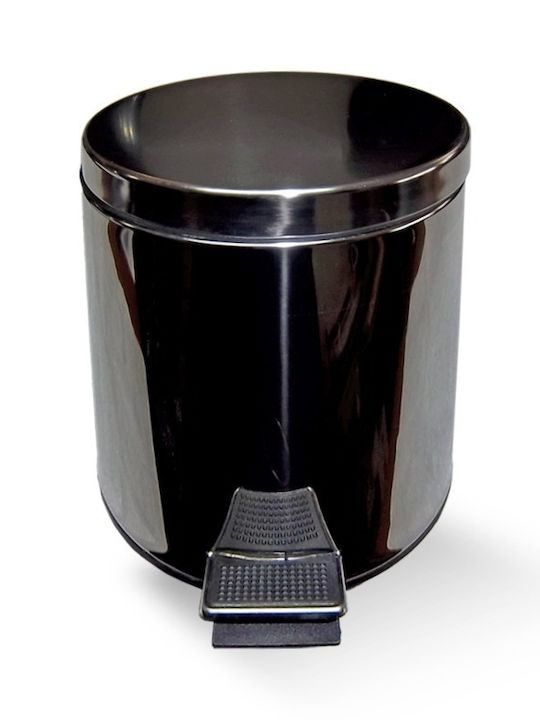 Sidirela Metallisch Badezimmer Mülleimer 5Es Inox