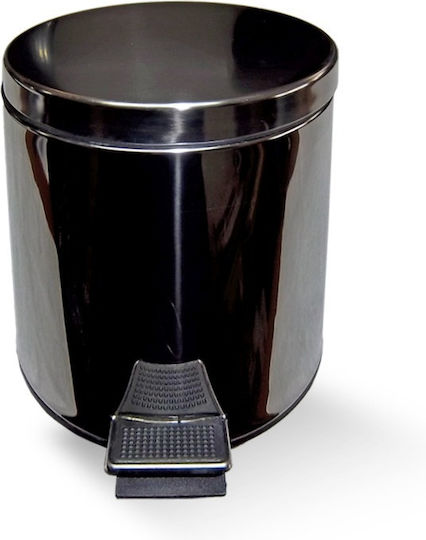 Sidirela Metallic Bathroom Basket 5lt Inox