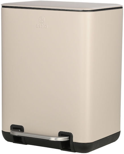 Estia Кошче за баня Cubic Soft Close 6L Taupe