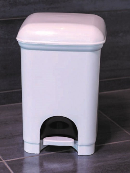 Viomes Plastic Bathroom Basket 7lt White