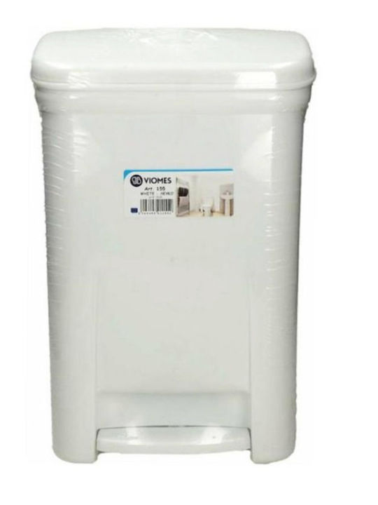 Viomes 155 137.155 Plastic Bathroom Basket 7.5lt White
