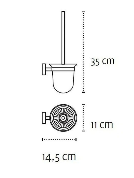 Karag Moderno Inox Πιγκάλ Μπάνιου Σατινέ
