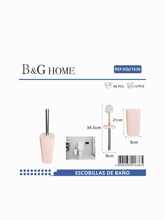 Plastic Toilet Brush Pink