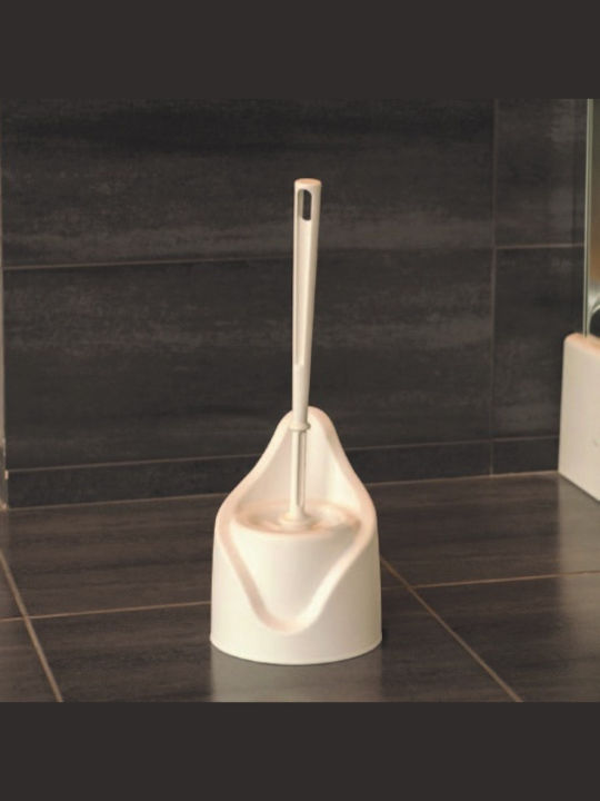 Viomes Plastic Toilet Brush White
