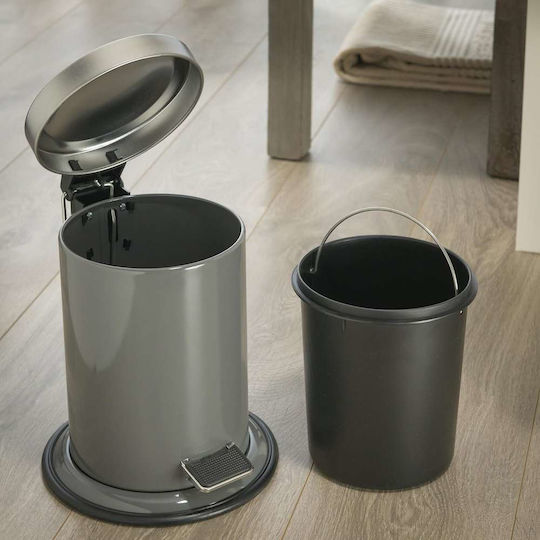 Sealskin Acero 361732414 Inox Bathroom Basket 3lt Gray