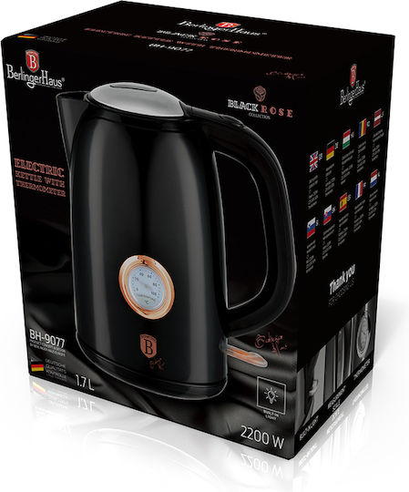 Berlinger Haus Βραστήρας 1.7lt 2200W Μαύρος