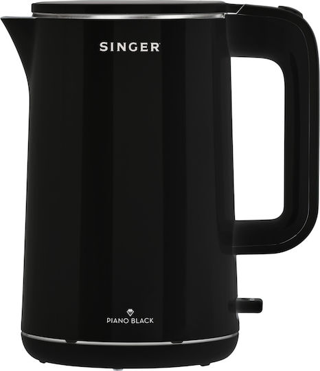 Singer Βραστήρας 1.5lt 2200W Μαύρος