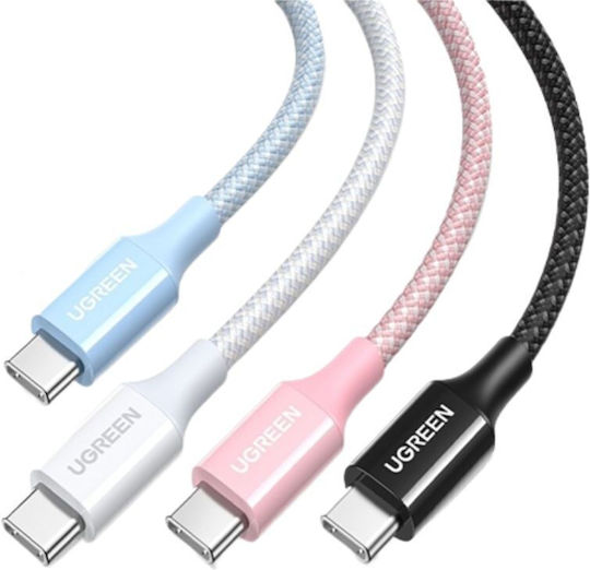 Ugreen USB 2.0 Cable USB-C Male - USB-C 100W PD Pink 2m 65252