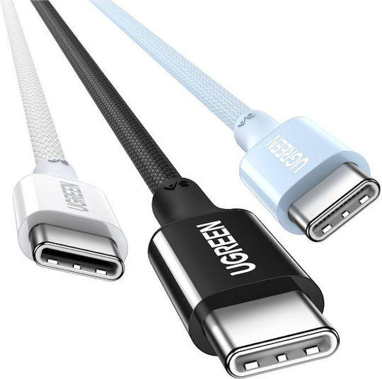 Ugreen Cablu USB 2.0 USB-C Masculin - USB-C 100W PD Albastru 1m 65253