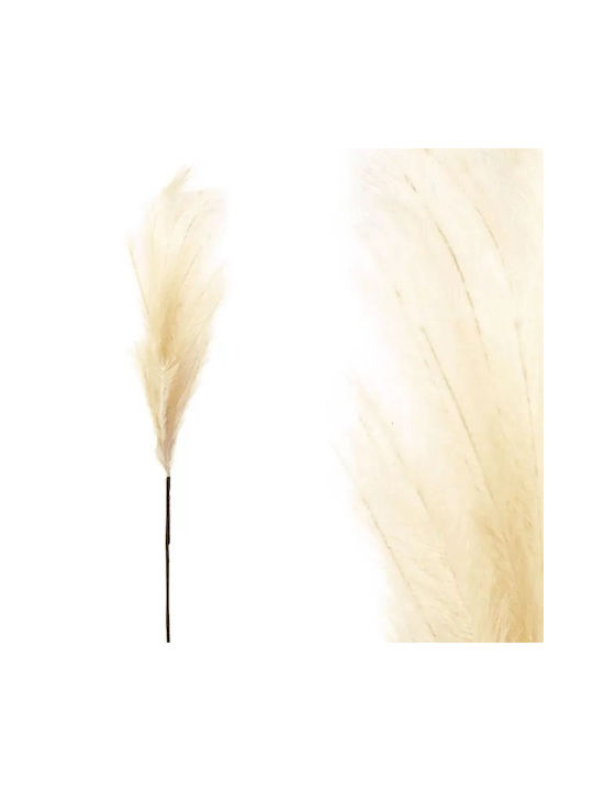 Διακοσμητικό Φτερό Pampas grass Εκρού 117cm Marhome