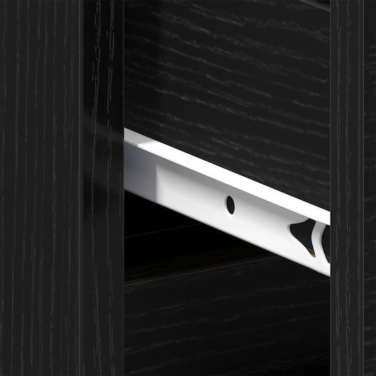 Комод Дървен Black oak 40x35x69см