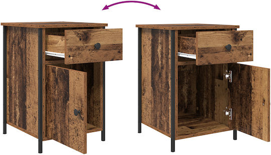 Wooden Bedside Table 40x42x60cm Wooden Bedside Table 40x42x60cm