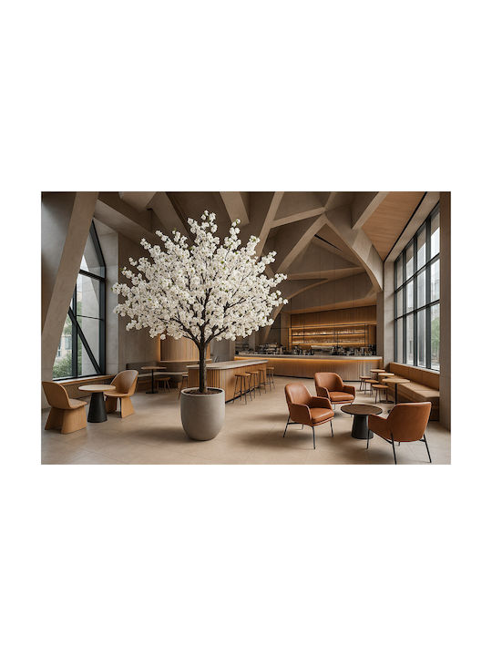 Arbore Artificial de Exterior Piersică White 210cm Newplan