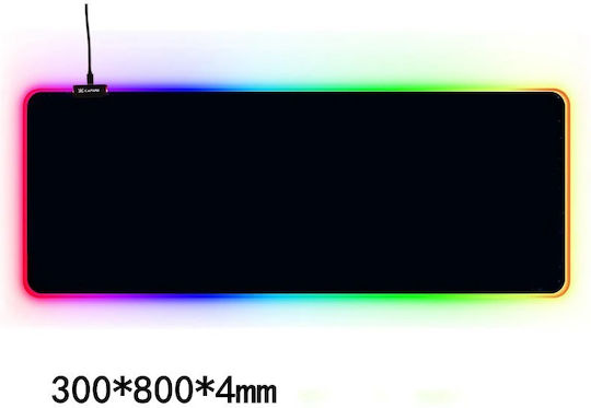 33699521478 Gaming Mauspad XXL (800mm) mit RGB-Beleuchtung via USB Grau