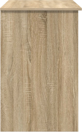 Γραφείο από Μασίφ Ξύλο Δρυός Sonoma 90x49.5x75εκ.