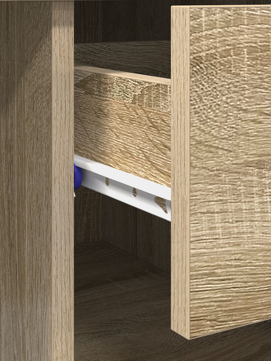 Schreibtisch aus Massivholz Sonoma Oak 90x49.5x75cm