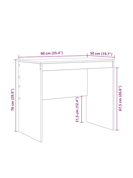 Besprechungstisch Holz Coffee 90x50x76cm