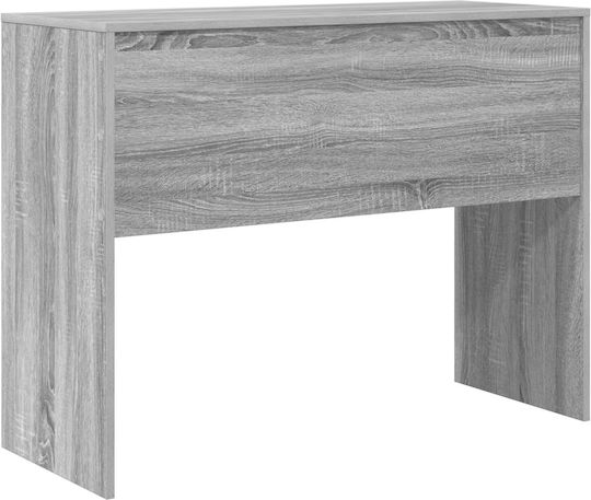 Γραφείο Υπολογιστή Ξύλινο Γκρι Sonoma 100x40x76εκ.