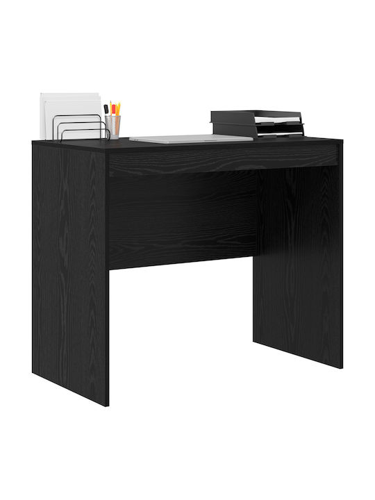 Desk Wooden Black Oak 90x50x76cm