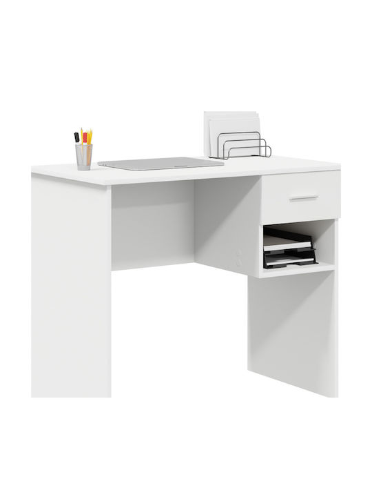 Computer Büro Holz White 90x49.5x75cm