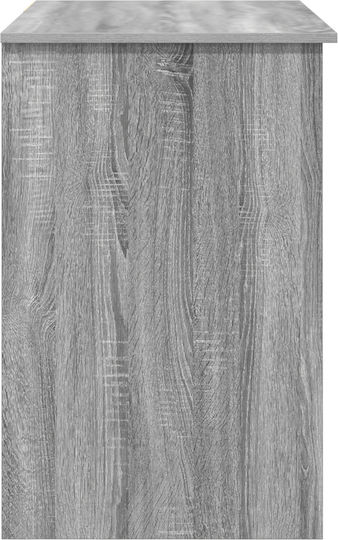 Birou Din Lemn Gri Sonoma 90x49,5x75cm