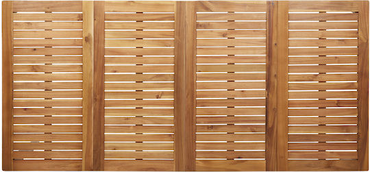Masă De Exterior Din Teak Cu Ramă Metalică Maro 180x90x75cm